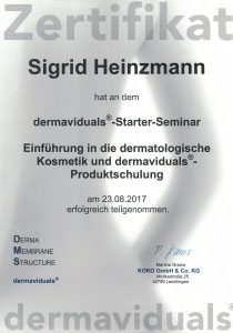 Zertifikat dermaviduals